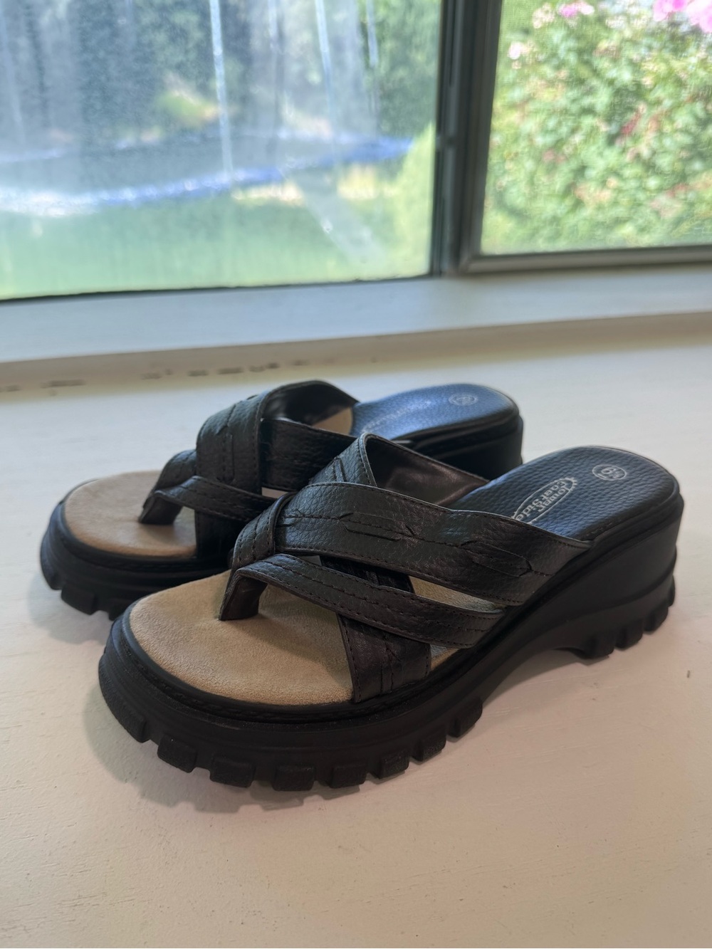 Y2K Lower East Side Chunky Sandal, Size 6.5, New